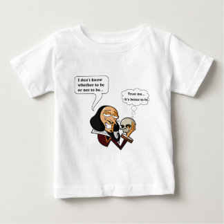 Shakespeare Hamlet, Sein oder Nichtsein Baby T-shirt