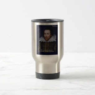 Shakespeare "Himmlische Liebe" Zitatspenden & Kart Reisebecher