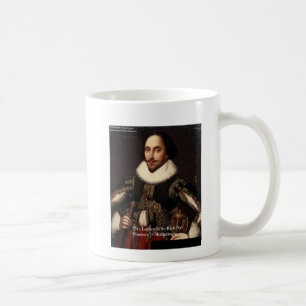 Shakespeare "Honesty Legacy" Kostenvoranschläge un Kaffeetasse