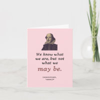 Shakespeare Inspiration Pink Bookish Abschluss