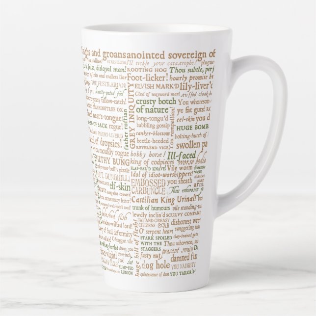 Shakespeare Insultsammlung Milchtasse (Rechts)