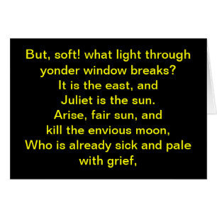 Shakespeare : Juliet est le soleil
