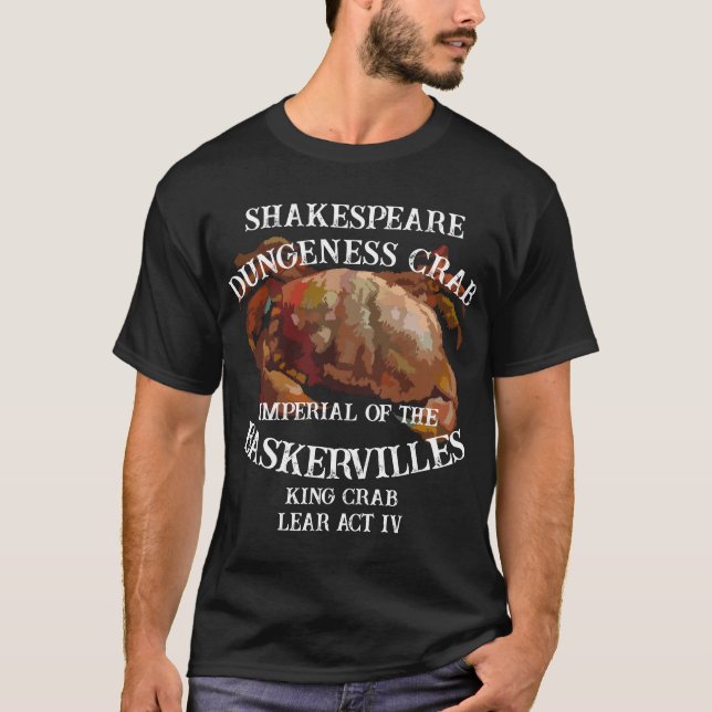 Shakespeare-Krabbe Lear Dungeness Imperial T-Shirt (Vorderseite)