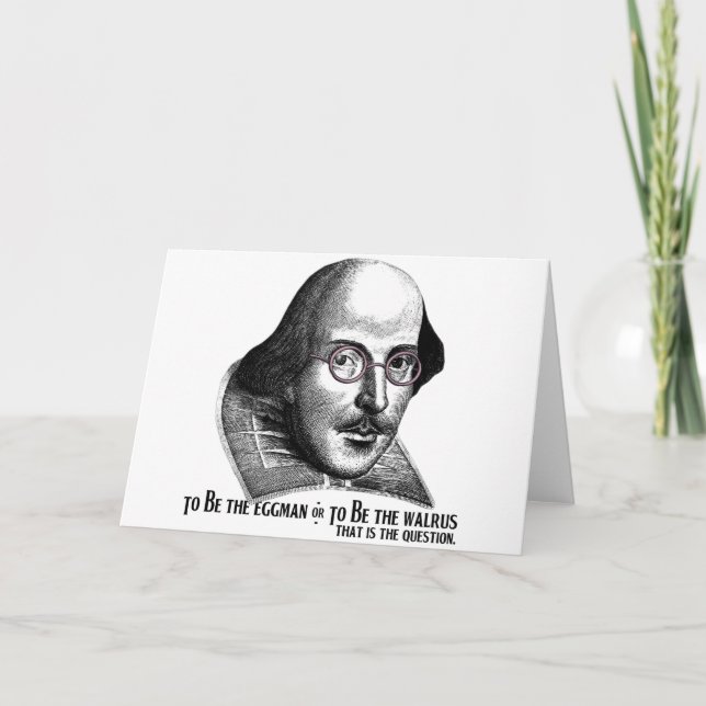 Shakespeare Lennon II Karte (Vorderseite)