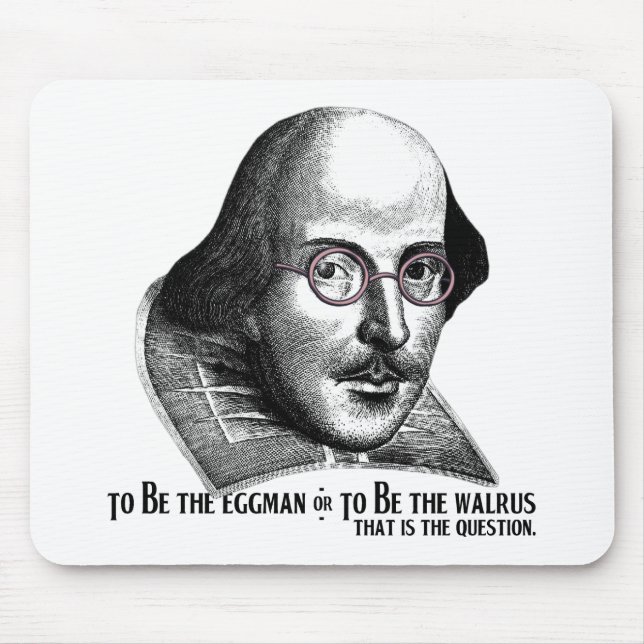 Shakespeare Lennon II Mousepad (Vorne)