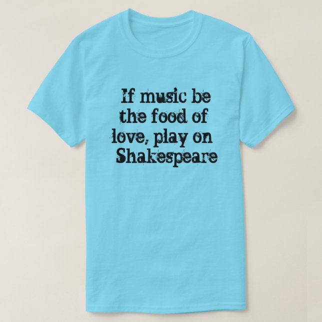Shakespeare Liebe Shirt (Design vorne)