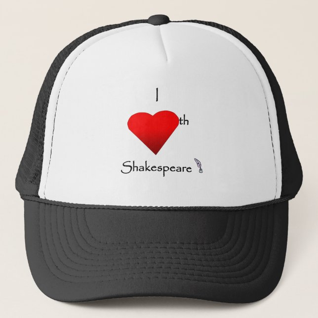 Shakespeare-Liebe Truckerkappe (Vorderseite)