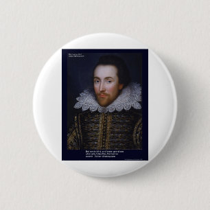 Shakespeare Liebes-/Blind-Zitat Auf Geschenkkarten Button