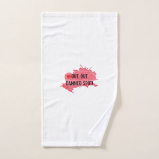 Shakespeare Macbeth Handtuch "Out Damned Spot"