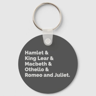 Shakespeare Plays I Schlüsselanhänger