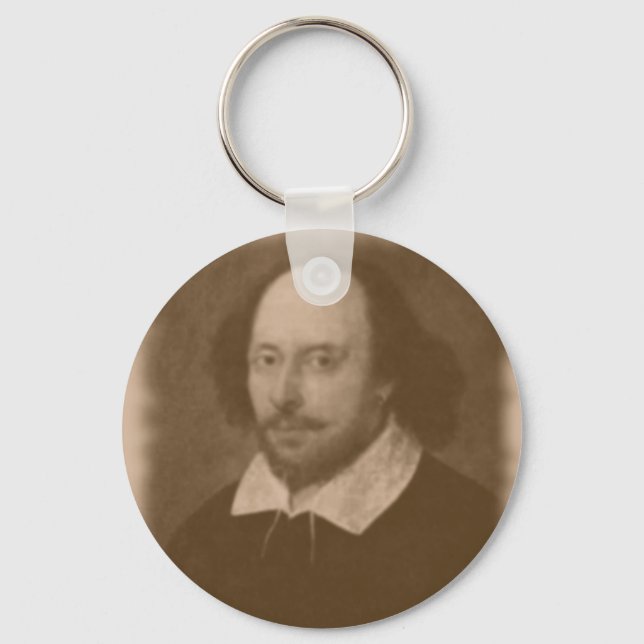 Shakespeare Portrait Schlüsselanhänger (Vorderseite)