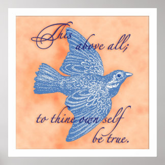 Shakespeare Quote Art Print Poster