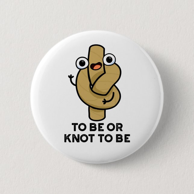Shakespeare Rope Puff zu sein oder nicht zu sein Button (Vorderseite)