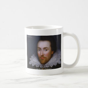 Shakespeare "So sind wir" Weisheitszitate Geschenk Kaffeetasse