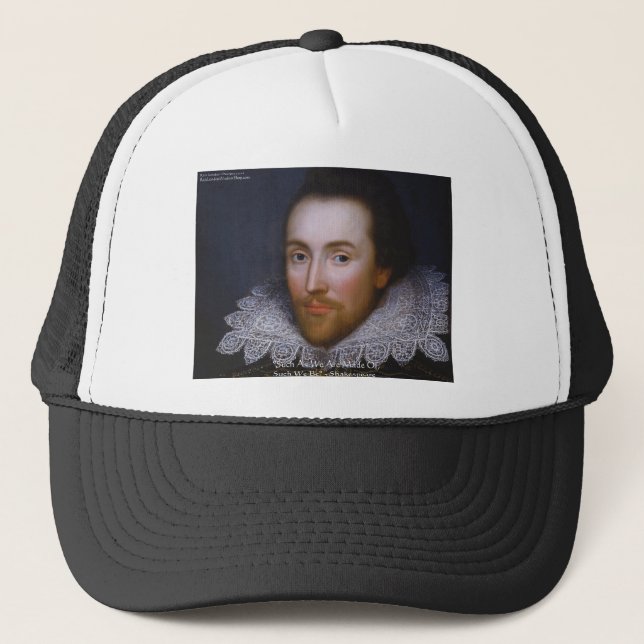 Shakespeare "So We Be" Zitate von Weisheit und T-S Truckerkappe (Vorderseite)