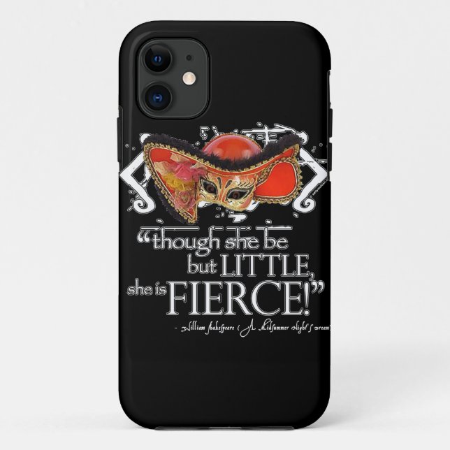 Shakespeare-Sommernachtstraum-heftiges Zitat Case-Mate iPhone Hülle (Rückseite)