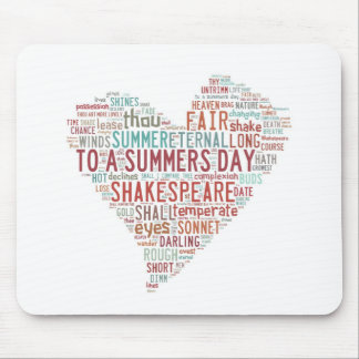 Shakespeare-Sonett 18 Mousepad