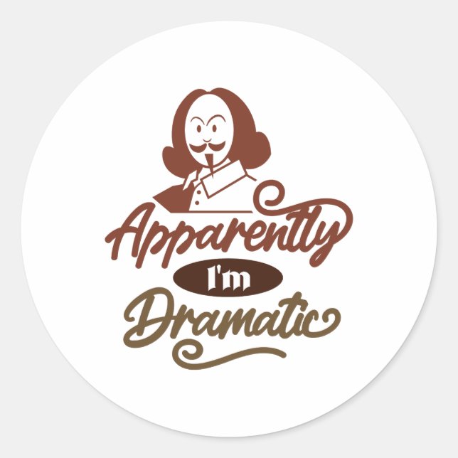 Shakespeare Stickers - Aufkleber für das Theaterth (Vorderseite)