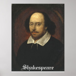 Shakespeare sur une affiche