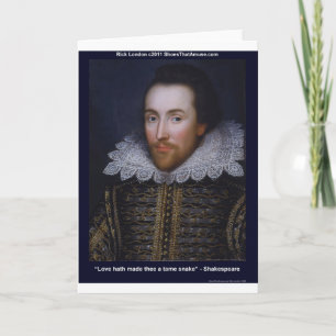 Shakespeare Tame Snake Liebe Kostenvoranschlag Ges Karte