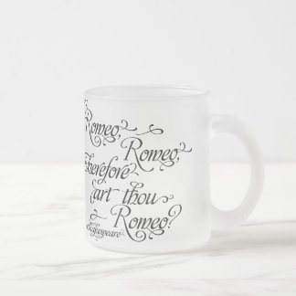Shakespeare Tassen-, Romeo- und Julietzitat Mattglastasse