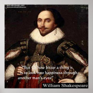 Shakespeare "Through Other's Eyes"-Zitat zur Weish Poster