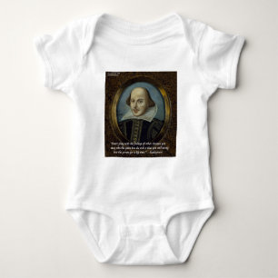 Shakespeare und sein berühmtes Gefühl Zitat Baby Strampler