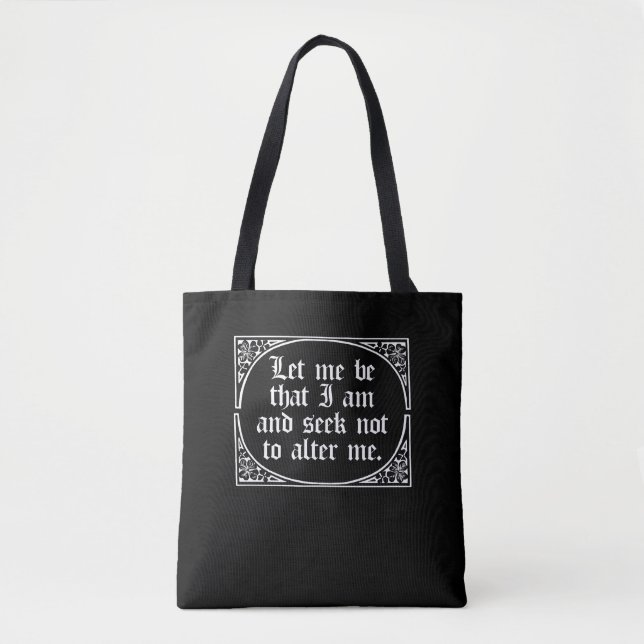 Shakespeare viel Aufheben nichts über Zitat ließ Tasche (Vorderseite)