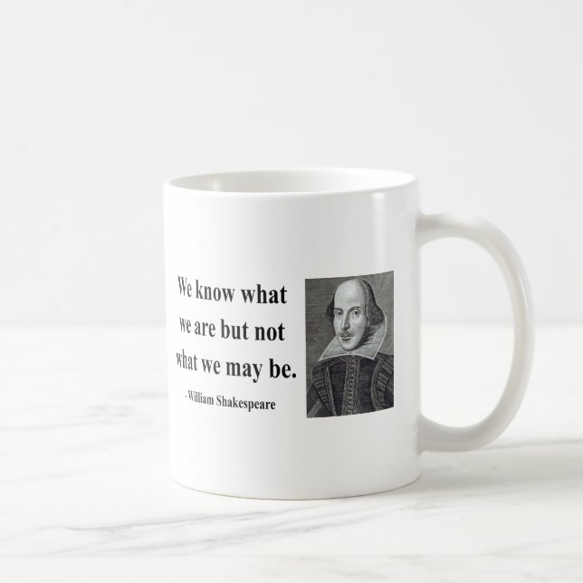 Shakespeare-Zitat 3b Kaffeetasse (Rechts)