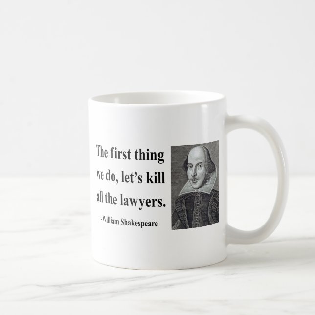Shakespeare-Zitat 4b Kaffeetasse (Rechts)