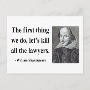 Shakespeare Zitat 4b Postkarte