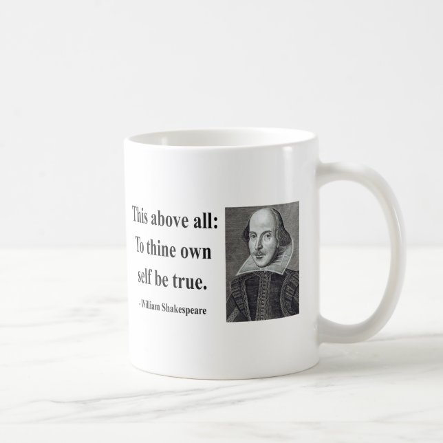 Shakespeare-Zitat 8b Kaffeetasse (Rechts)