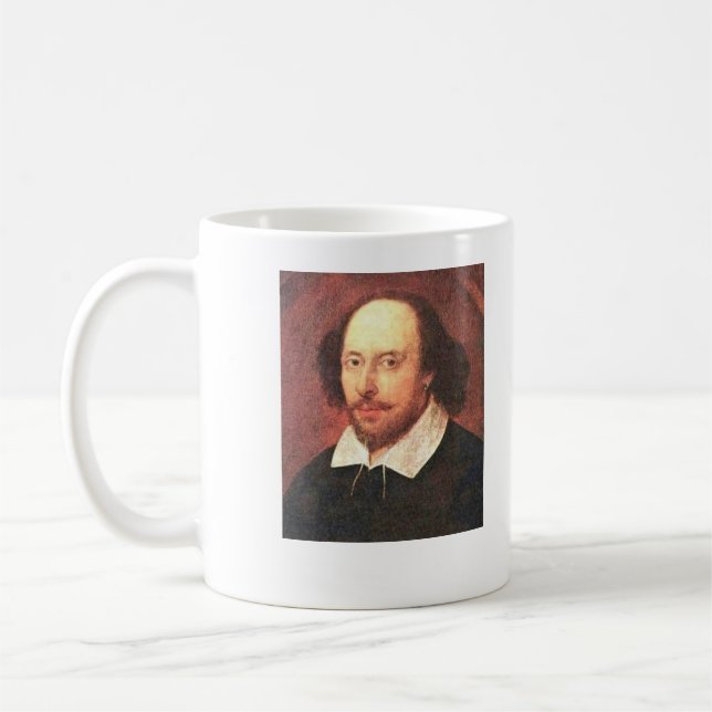 Shakespeare-Zitat Kaffeetasse (Links)