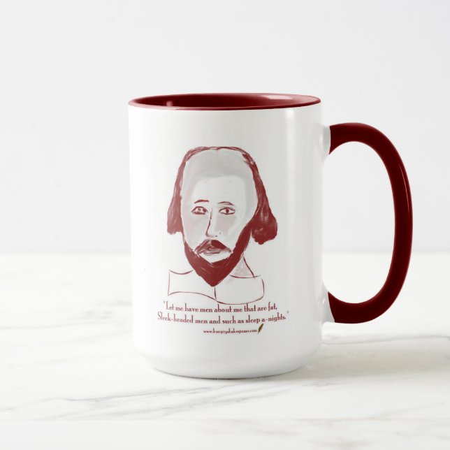 Shakespeare-Zitat-Tasse Tasse (Rechts)
