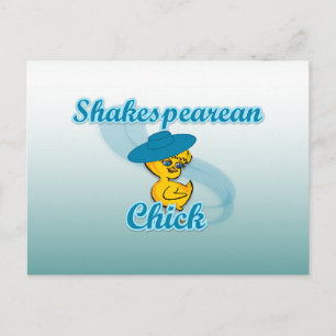 Shakespearean Chick #3 Postkarte