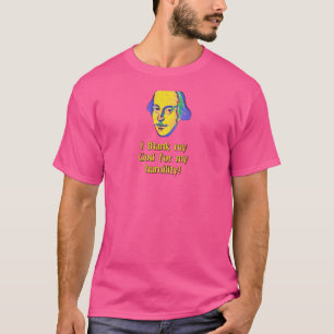 Shakespearean Demut Zitat Richard III auf der Rück T-Shirt