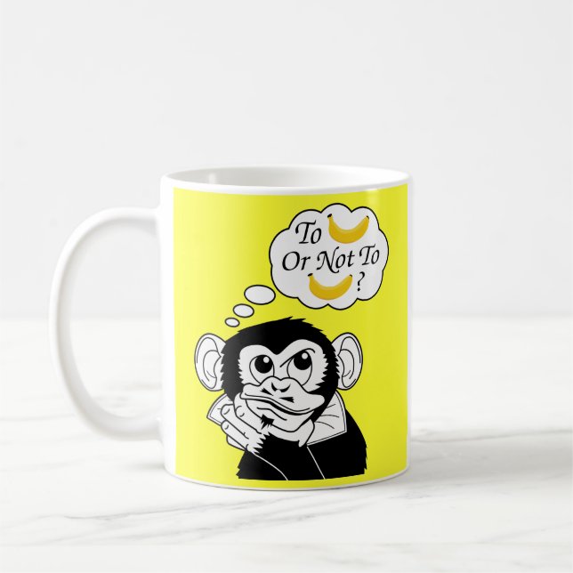 Shakespeares Affe Kaffeetasse (Links)