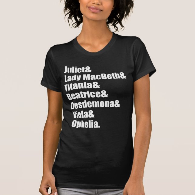 Shakespeares Damen T-Shirt (Vorderseite)