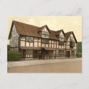 Shakespeares Geburtshaus, Stratford-upon-Avon, Gro Postkarte