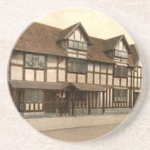 Shakespeares Geburtshaus, Stratford-upon-Avon Sandstein Untersetzer