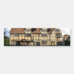 Shakespeares Geburtsort in Stratford nach Avon Autoaufkleber