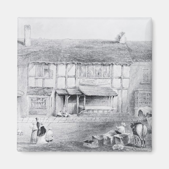 Shakespeares Geburtsort Magnet (Vorne)