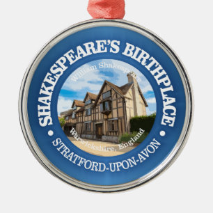 Shakespeares Geburtsort Ornament Aus Metall
