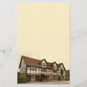 Shakespeares Geburtsort, Stratford-nach-Avon, Briefpapier