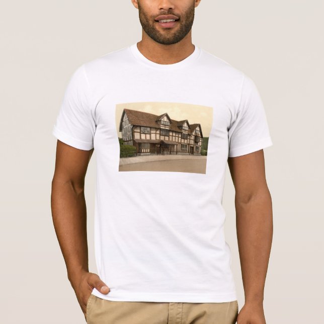 Shakespeares Geburtsort, Stratford-nach-Avon, T-Shirt (Vorderseite)