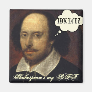 Shakespeares meine BESTE FREUNDIN SMS Magnet