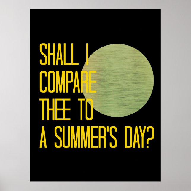 Shakespeares Sommertag Poster (Vorne)