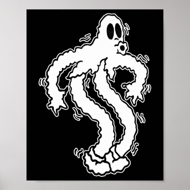 Shakey Koko The Clown Ghost Niedlich Ghost Hallowe Poster (Vorne)