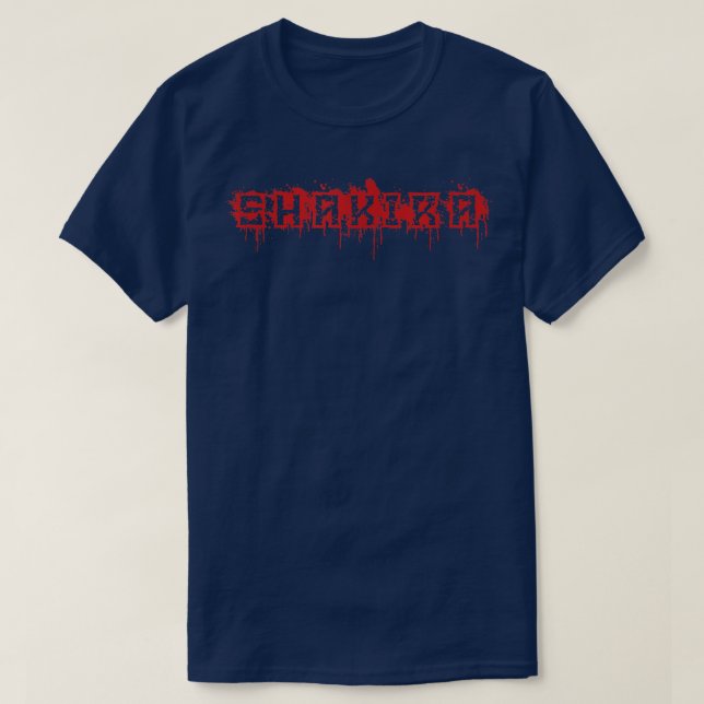 Shakira Vorname Halloween Kostüm Personalisiert T-Shirt (Design vorne)