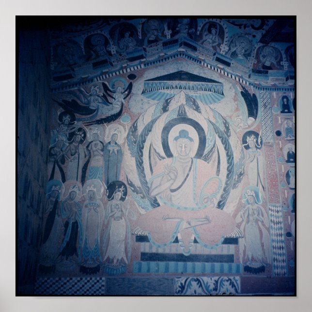 Shakyamuni Buddha preaching Poster (Vorne)